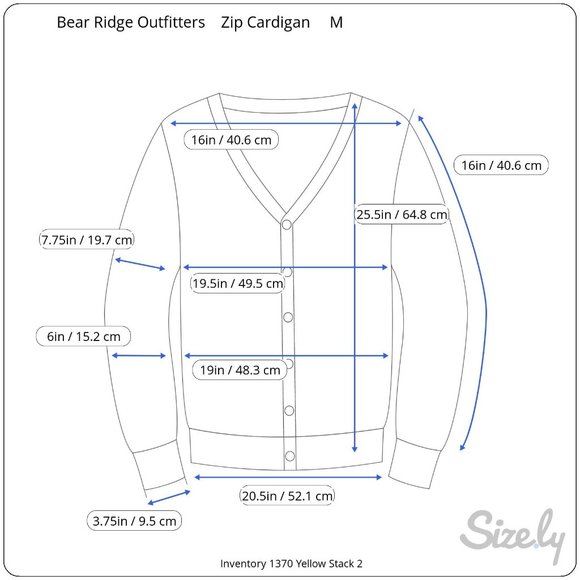 Bear Ridge Outfitters Woman M Zip Cardigan Wolfs Blue Gray Wool Blend USA Wester - Picture 9 of 9